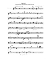 Hymnus, No.3 from Choir-lof Meditations – alto saxophone part
